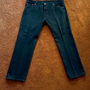 Black Mens Levi’s 501 Jeans Pants 42x32 like new